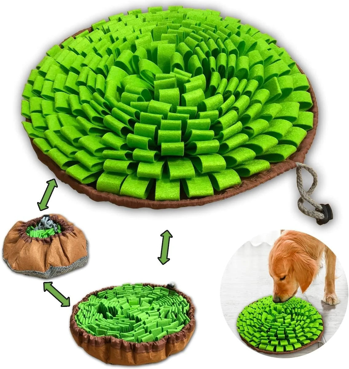 Interactive Dog Snuffle Mat & Slow Feeder