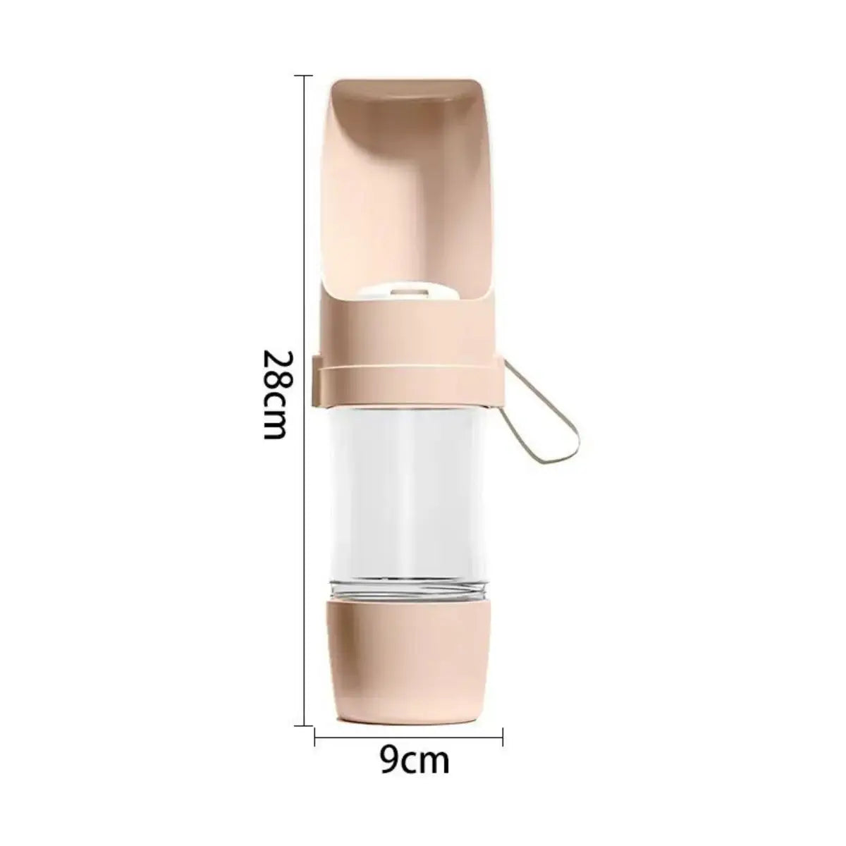 Portable Dog Water Bottle & Treat Container
