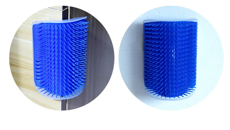 Self-Grooming Cat Corner Brush & Massager