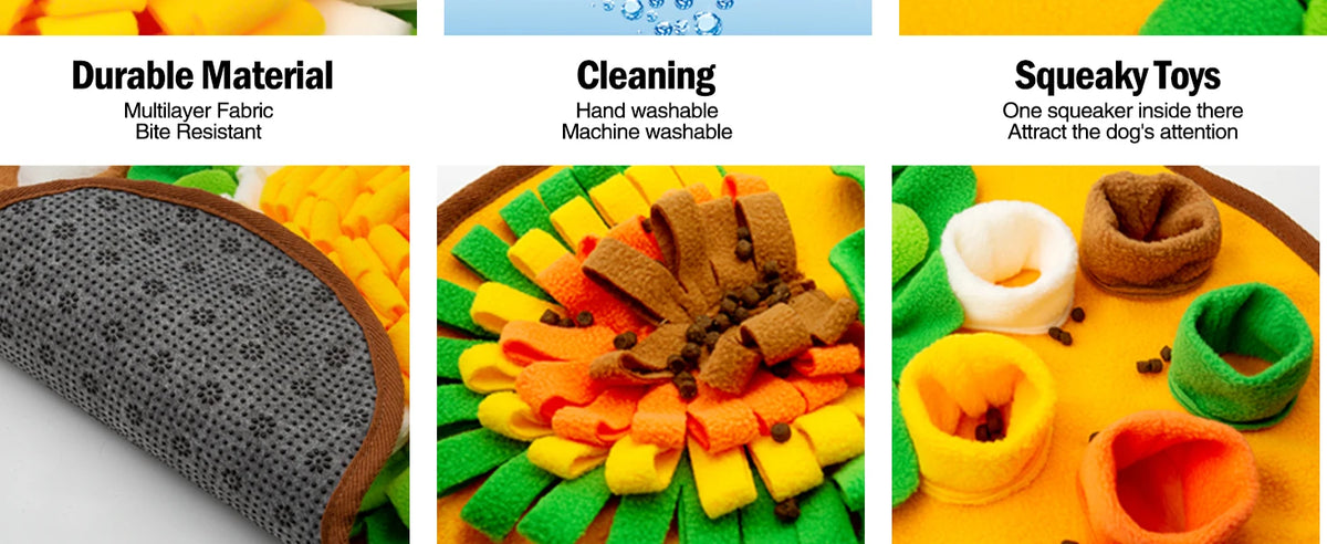 Interactive Dog Snuffle Mat & Slow Feeder