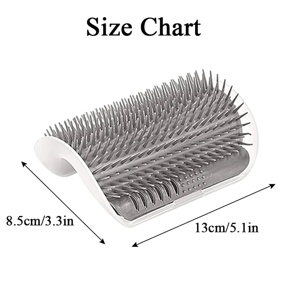 Self-Grooming Cat Corner Brush & Massager
