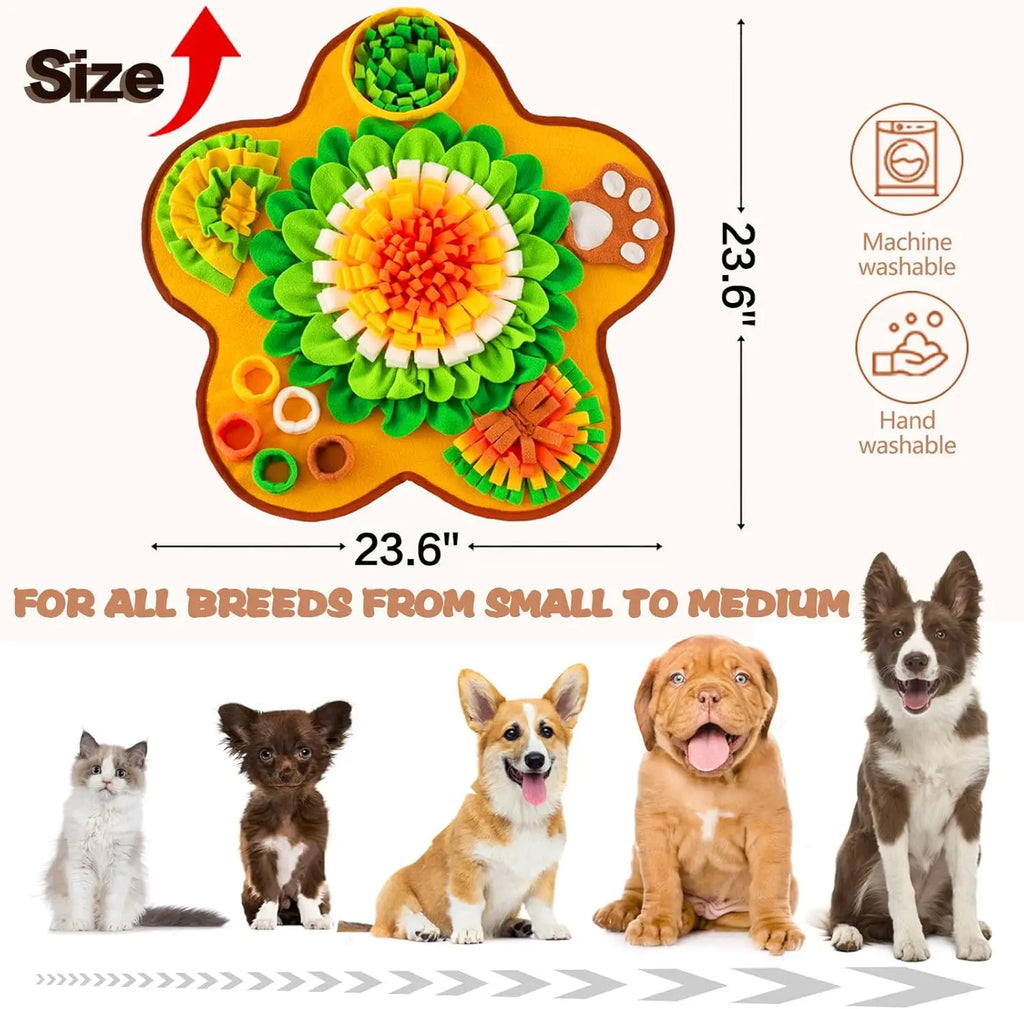 Interactive Dog Snuffle Mat & Slow Feeder