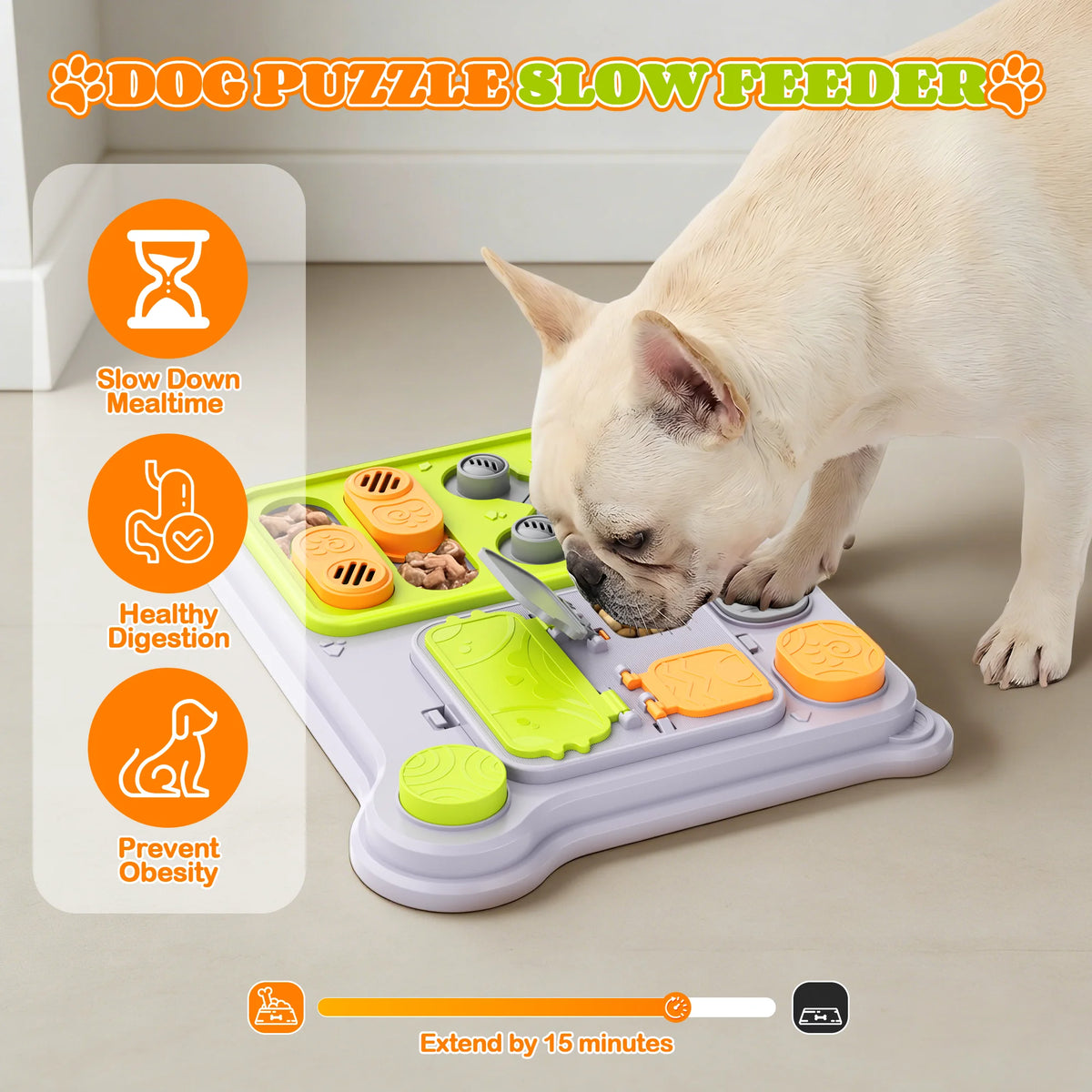 Interactive Dog Puzzle & Treat Feeder