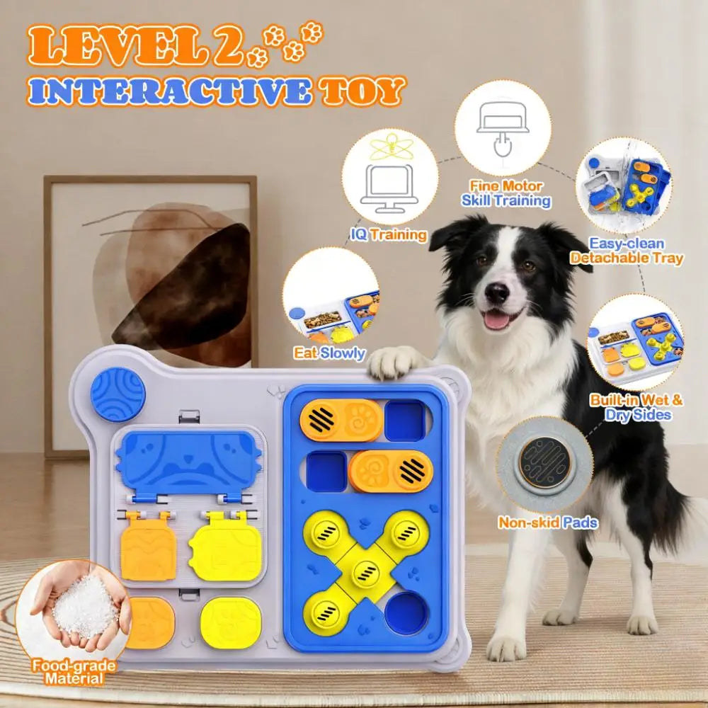 Interactive Dog Puzzle & Treat Feeder