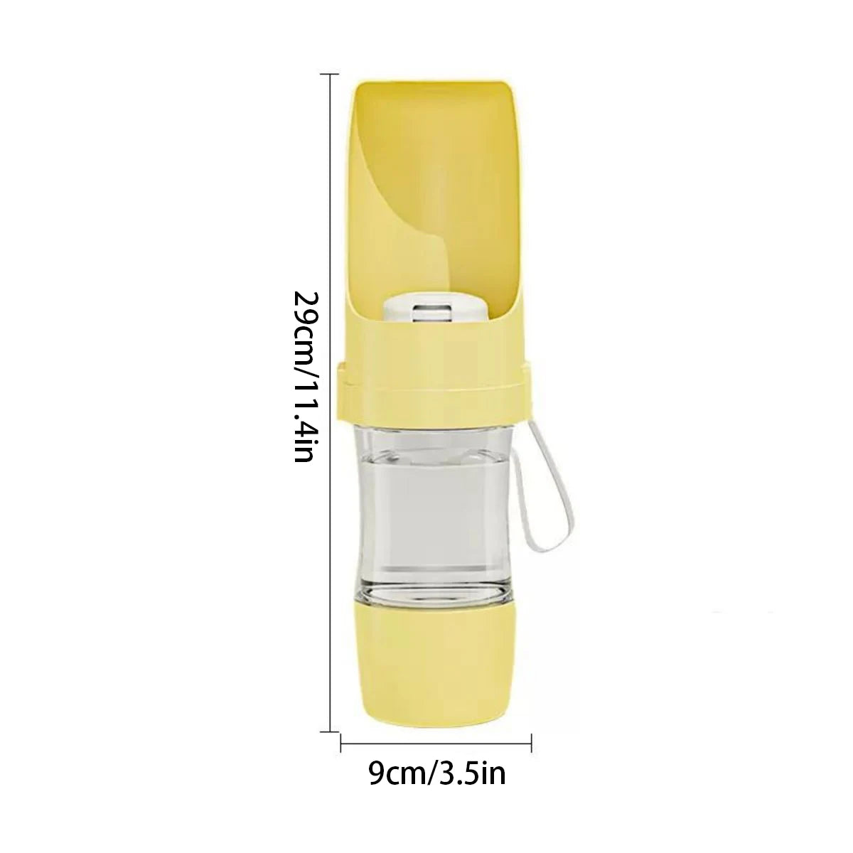 Portable Dog Water Bottle & Treat Container