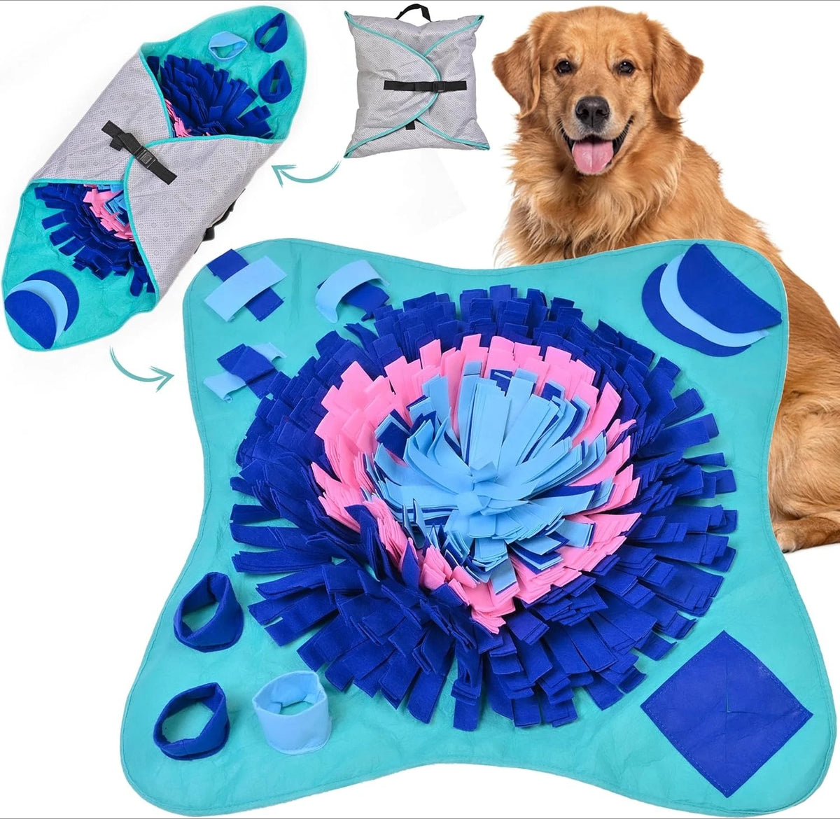 Interactive Dog Snuffle Mat & Slow Feeder