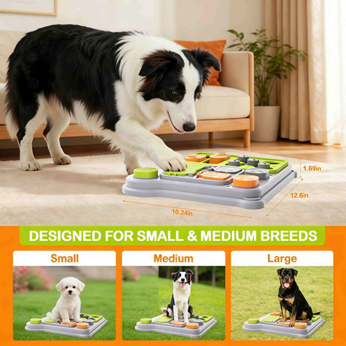 Interactive Dog Puzzle & Treat Feeder