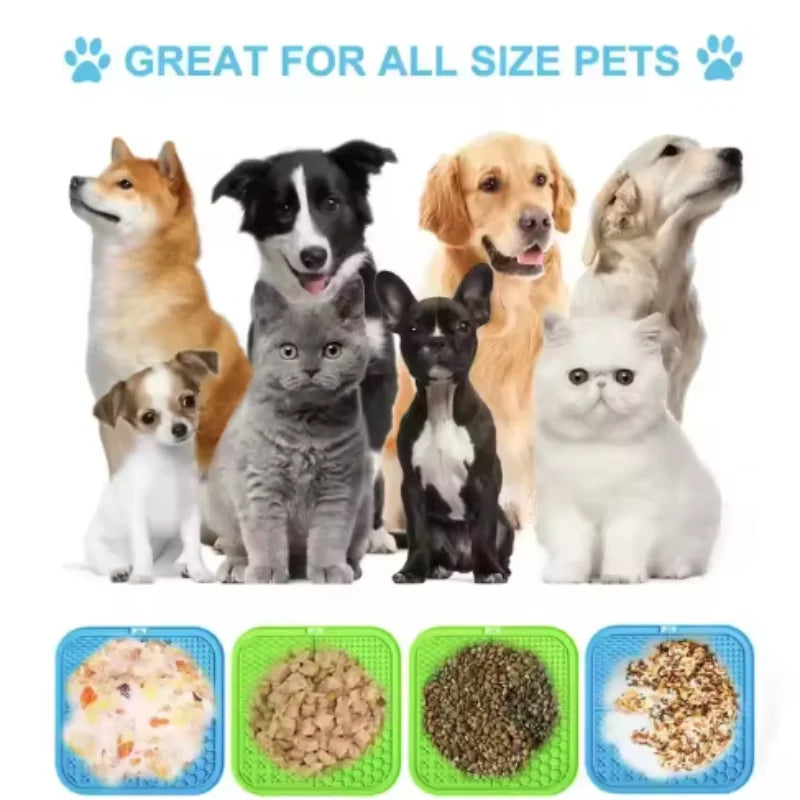 Silicone Lick Mat for Dogs & Cats