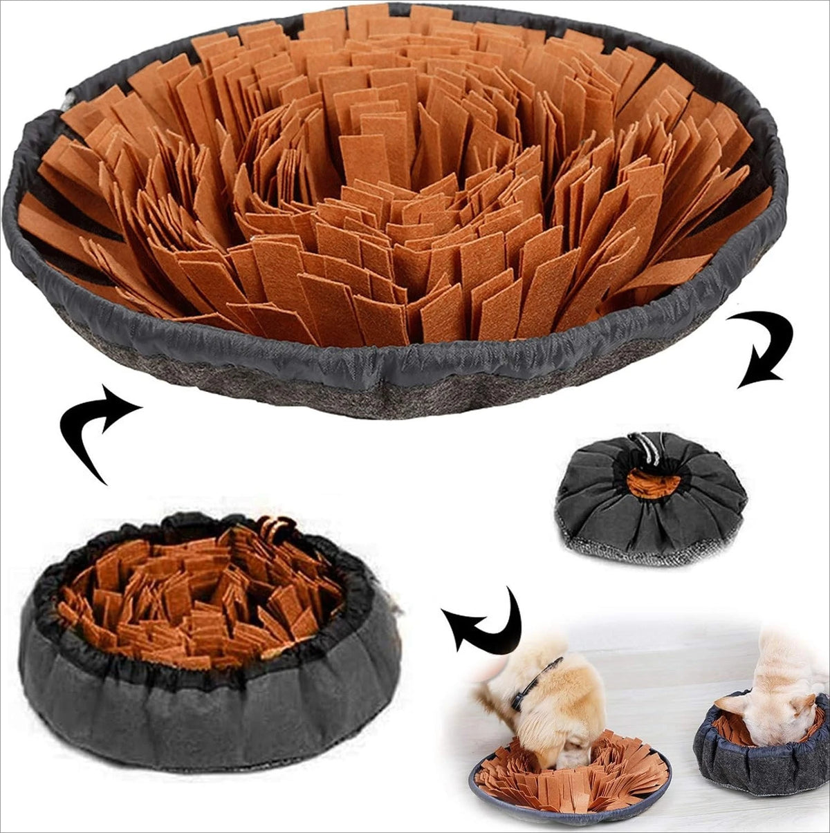 Interactive Dog Snuffle Mat & Slow Feeder