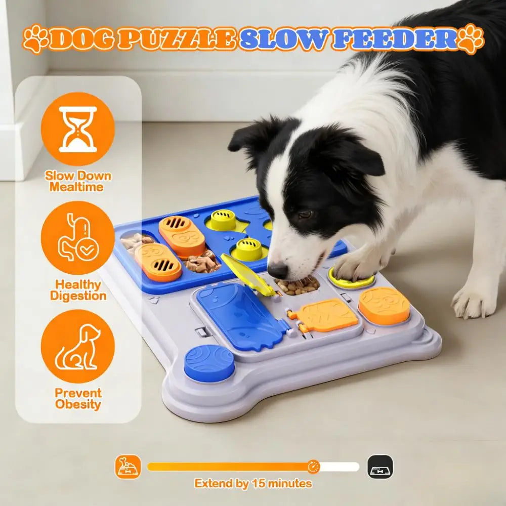 Interactive Dog Puzzle & Treat Feeder