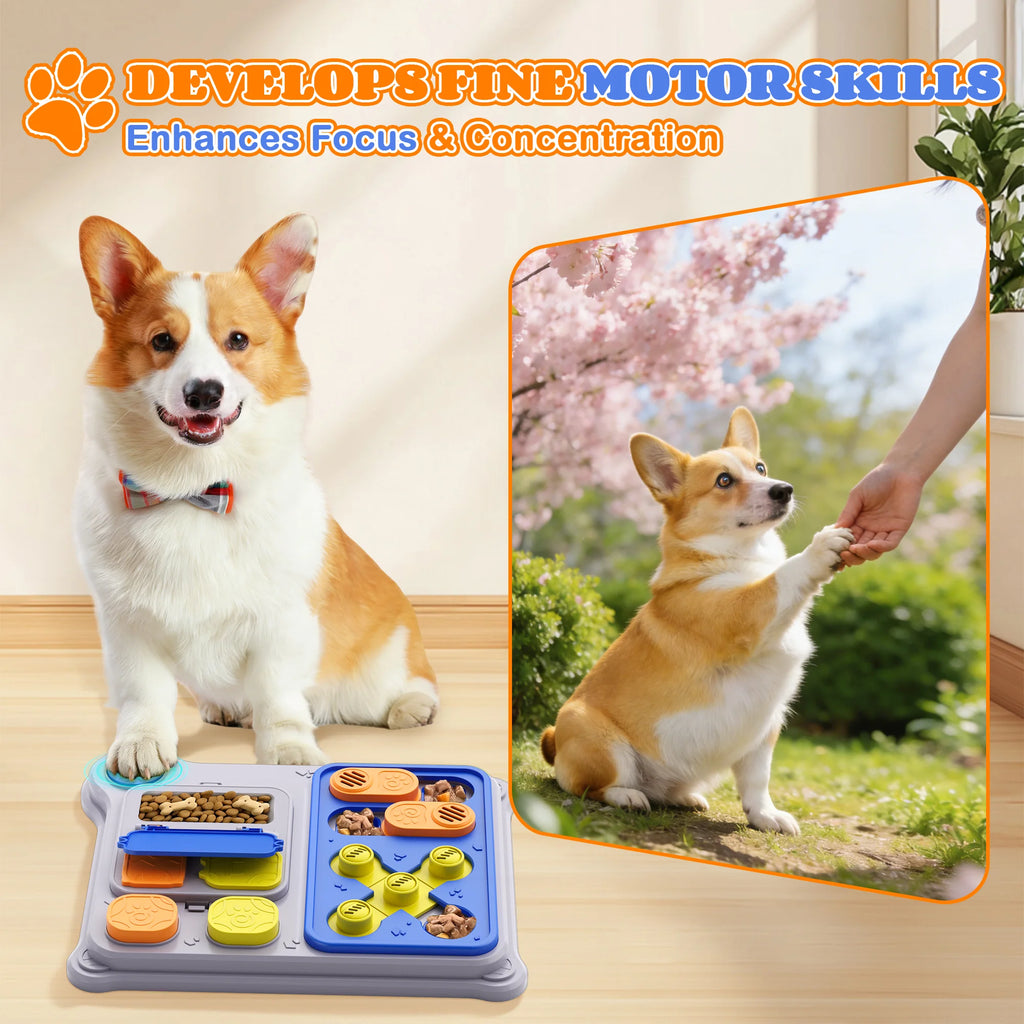 Interactive Dog Puzzle & Treat Feeder